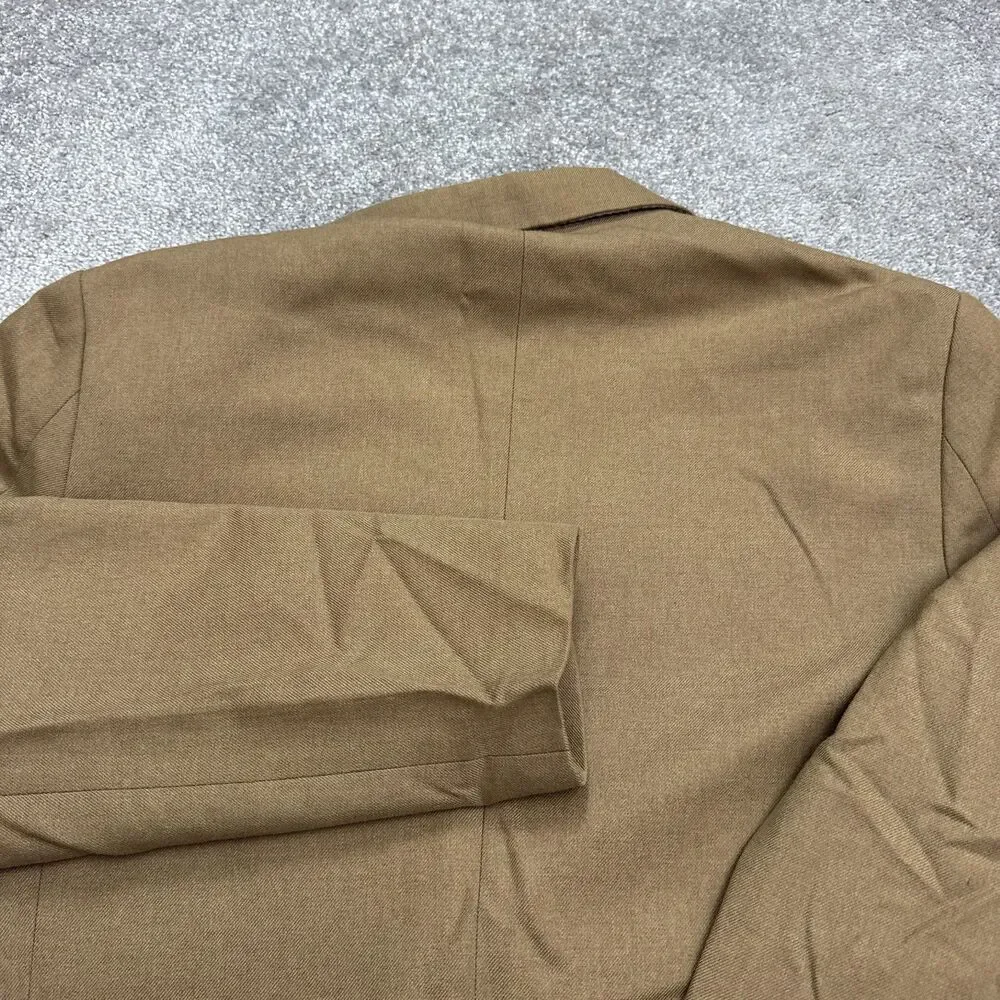 Vintage 90s United Colors Of Benetton Suit Blazer Jacket Mens 32 Brown Ventless